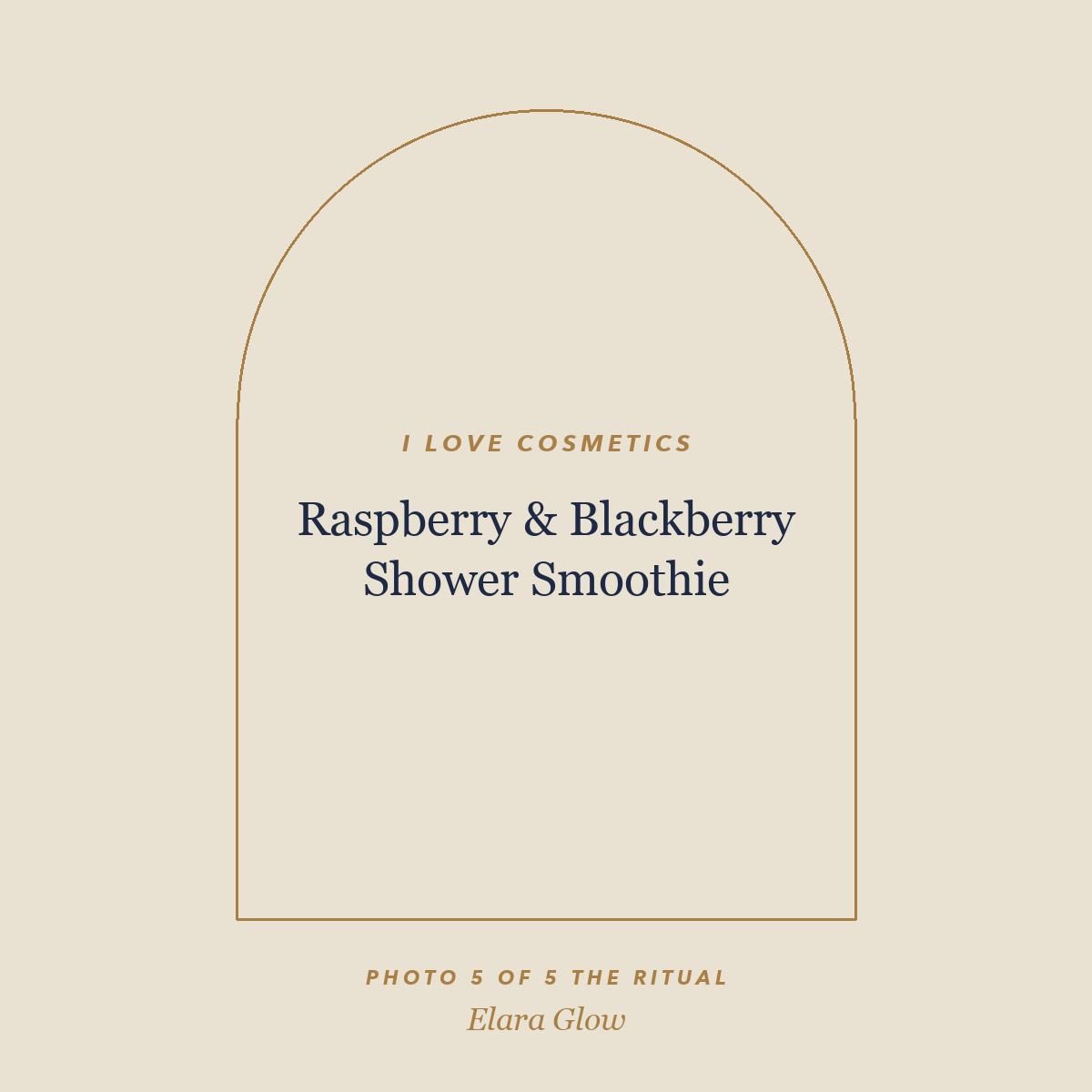 Placeholder, product photo coming soon: I LOVE Cosmetics Raspberry & Blackberry Shower Smoothie, 200ml
