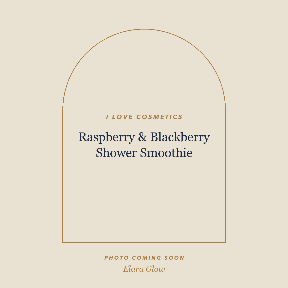 Placeholder, product photo coming soon: I LOVE Cosmetics Raspberry & Blackberry Shower Smoothie, 200ml