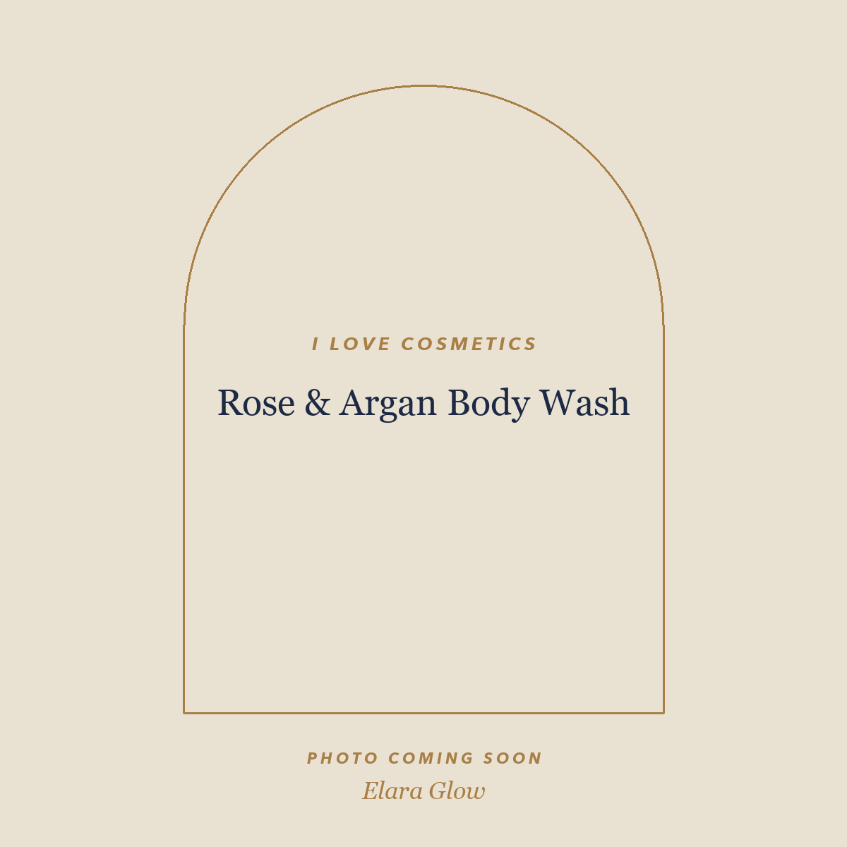 Placeholder, product photo coming soon: I LOVE Cosmetics Rose & Argan Body Wash