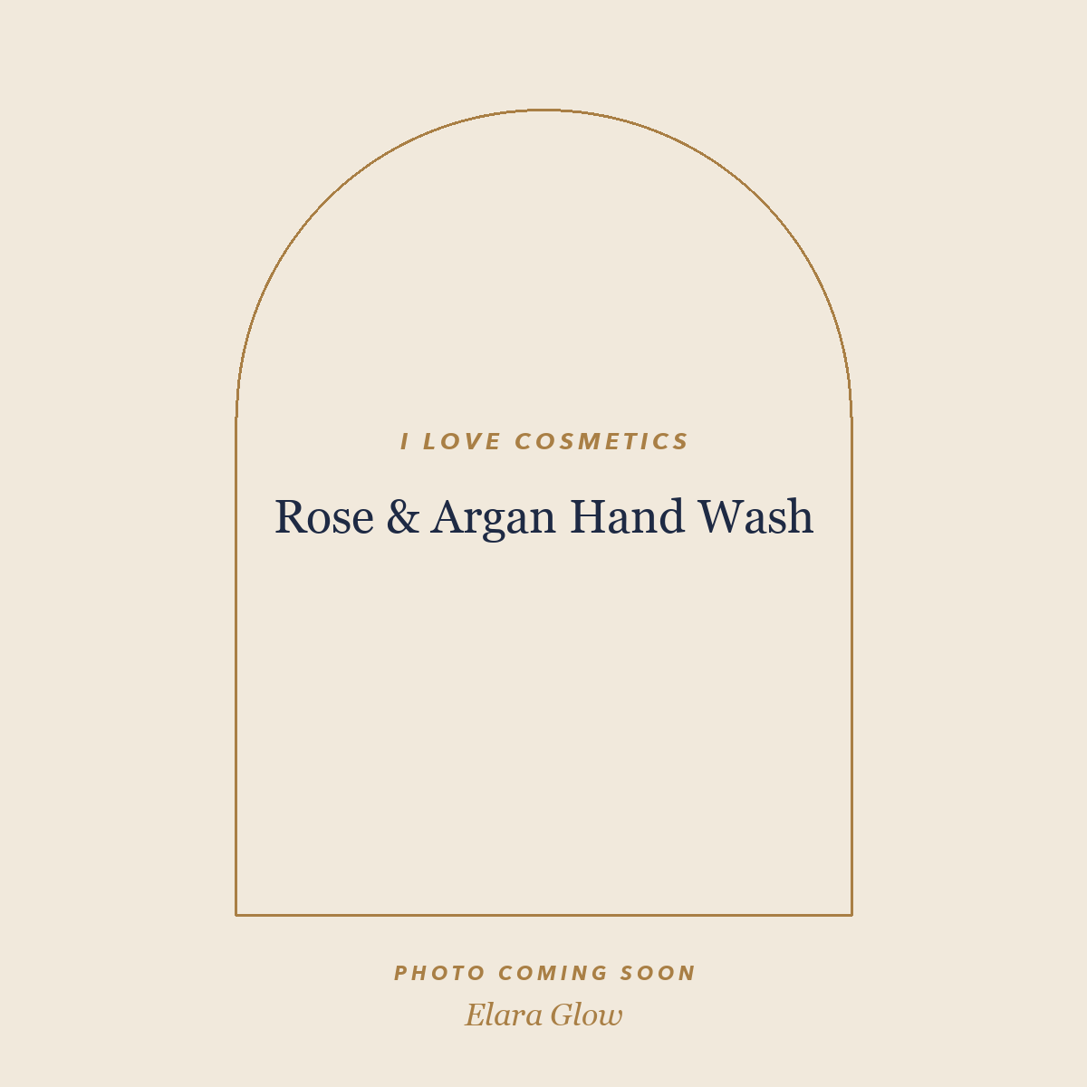 Placeholder, product photo coming soon: I LOVE Cosmetics Rose & Argan Hand Wash