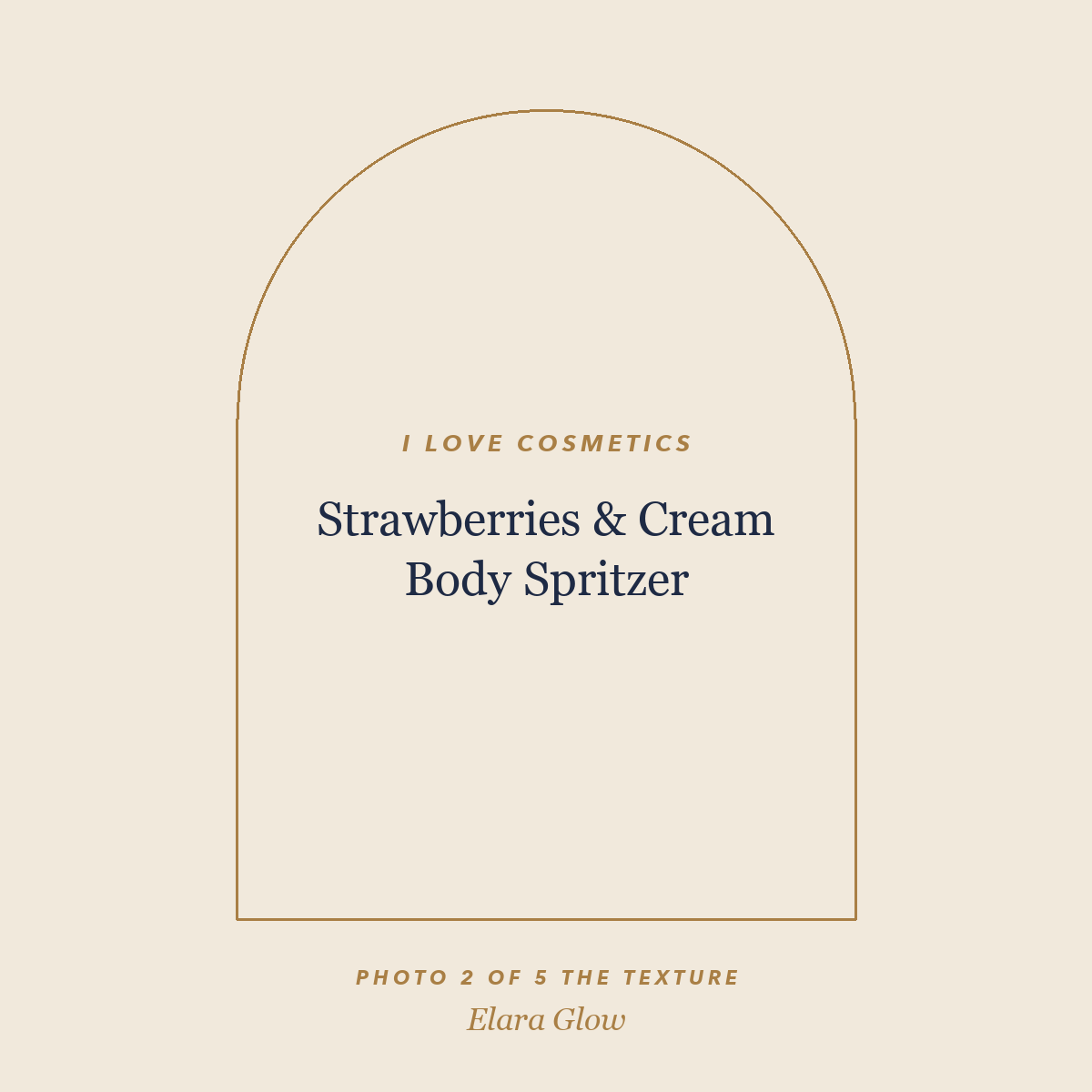 Placeholder, product photo coming soon: I LOVE Cosmetics Strawberries & Cream Body Spritzer, 100ml