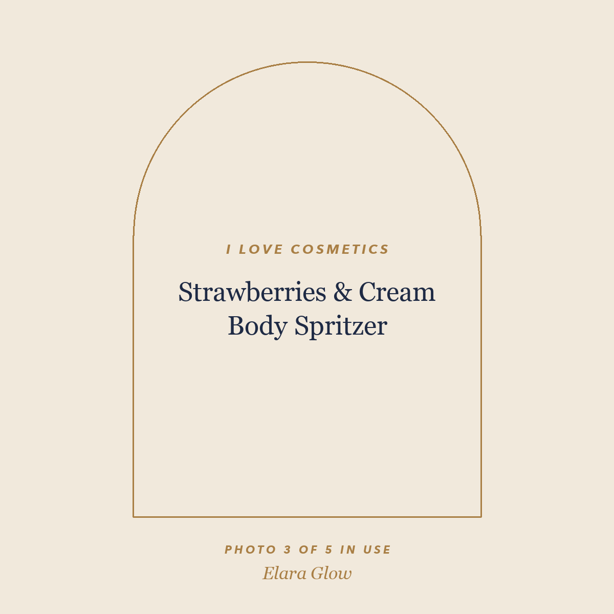 Placeholder, product photo coming soon: I LOVE Cosmetics Strawberries & Cream Body Spritzer, 100ml