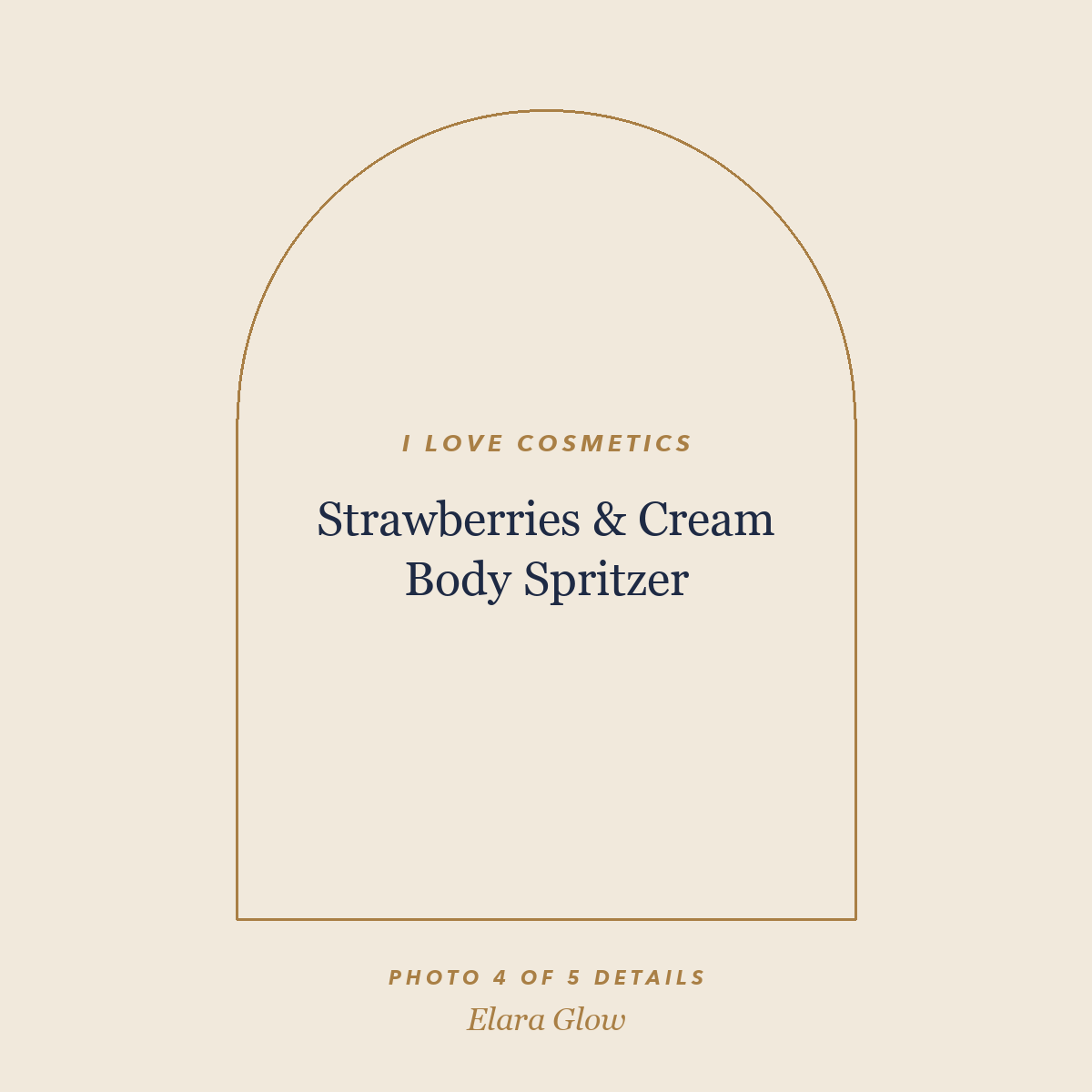 Placeholder, product photo coming soon: I LOVE Cosmetics Strawberries & Cream Body Spritzer, 100ml