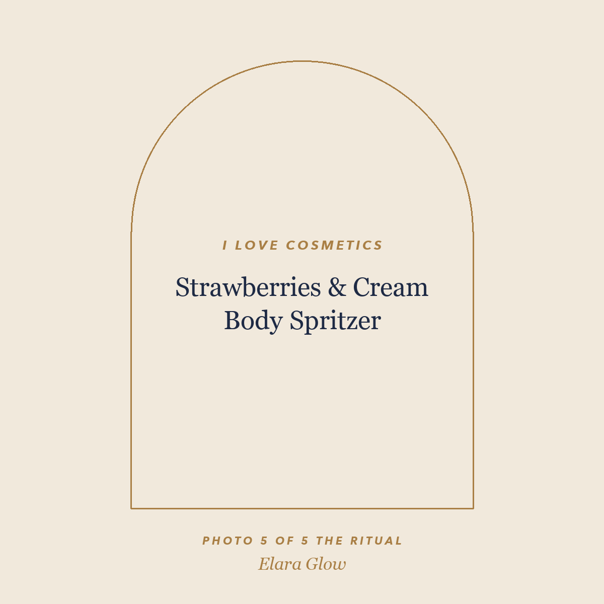 Placeholder, product photo coming soon: I LOVE Cosmetics Strawberries & Cream Body Spritzer, 100ml