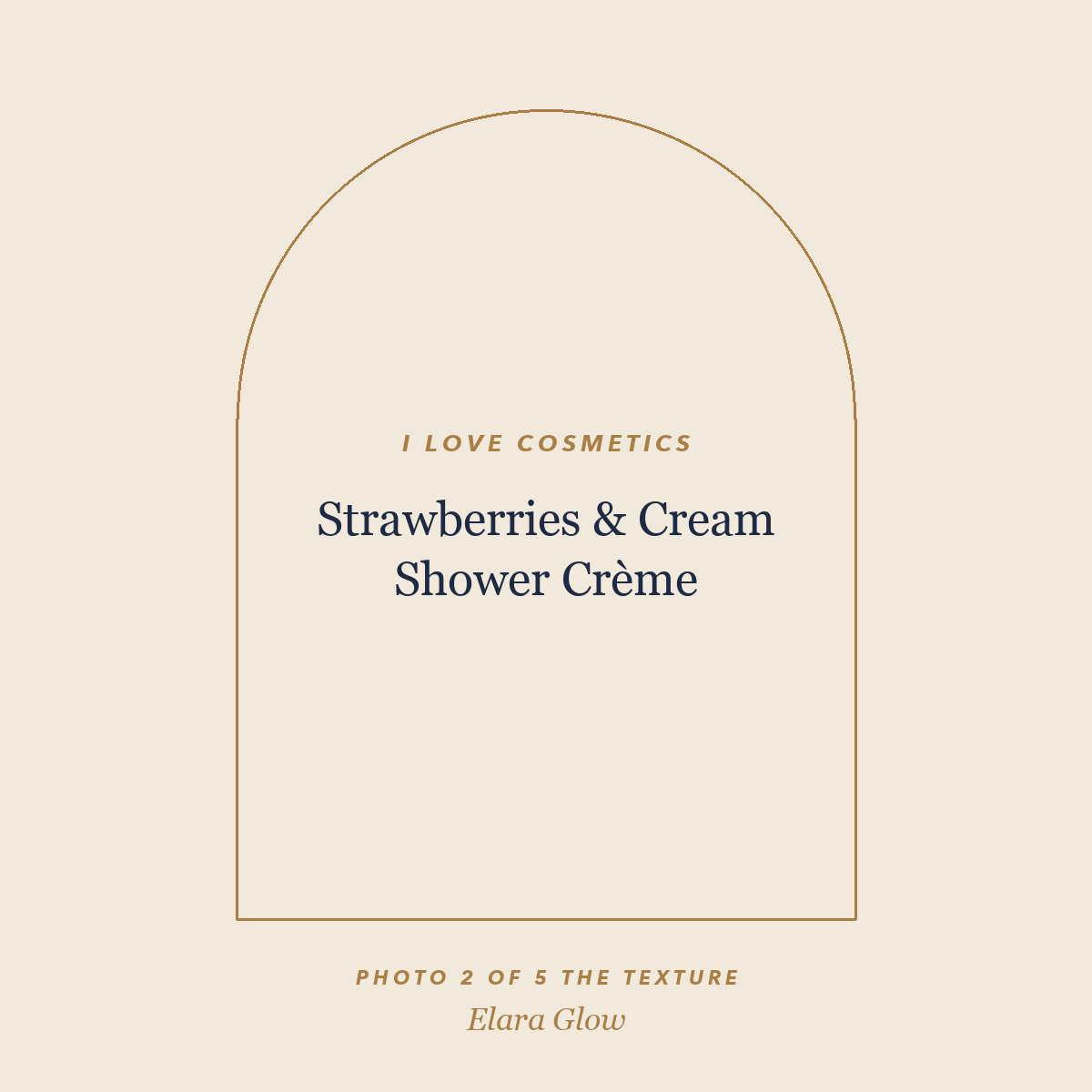 Placeholder, product photo coming soon: I LOVE Cosmetics Strawberries & Cream Shower Crème, 500ml