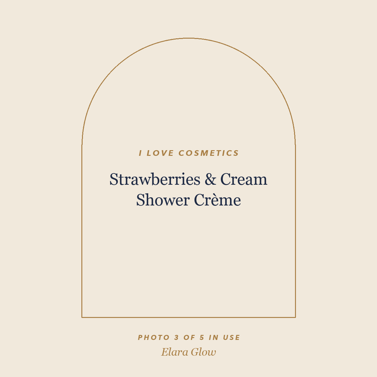 Placeholder, product photo coming soon: I LOVE Cosmetics Strawberries & Cream Shower Crème, 500ml