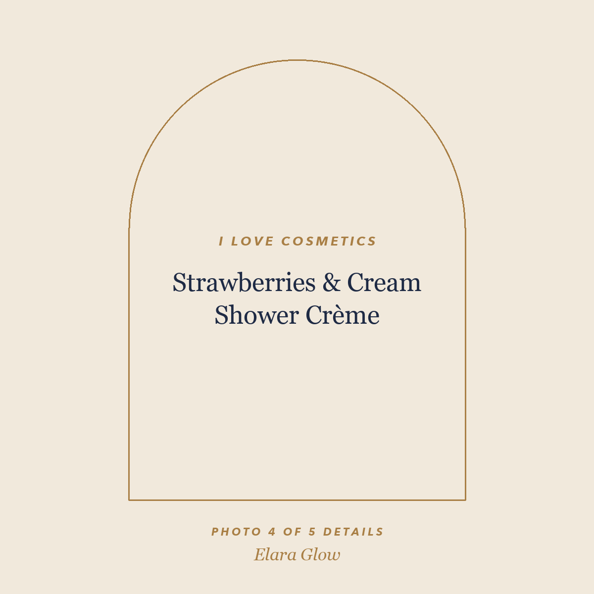 Placeholder, product photo coming soon: I LOVE Cosmetics Strawberries & Cream Shower Crème, 500ml