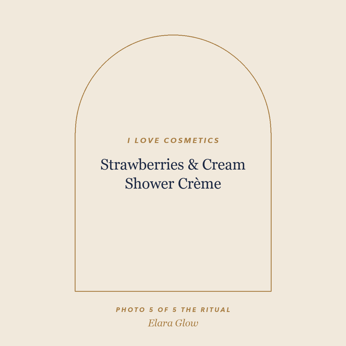 Placeholder, product photo coming soon: I LOVE Cosmetics Strawberries & Cream Shower Crème, 500ml