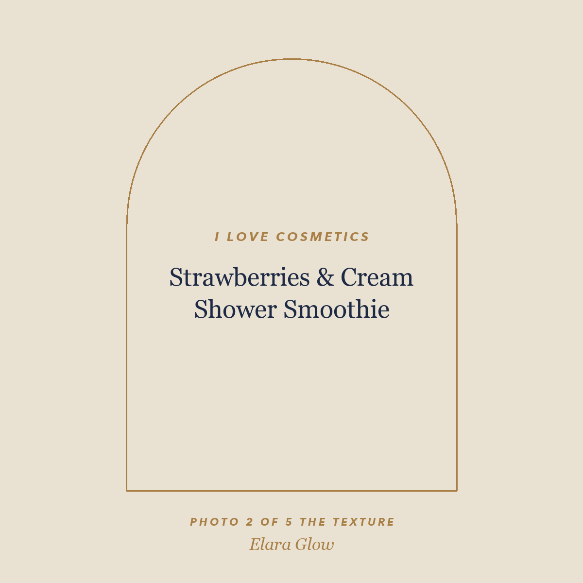 Placeholder, product photo coming soon: I LOVE Cosmetics Strawberries & Cream Shower Smoothie, 200ml