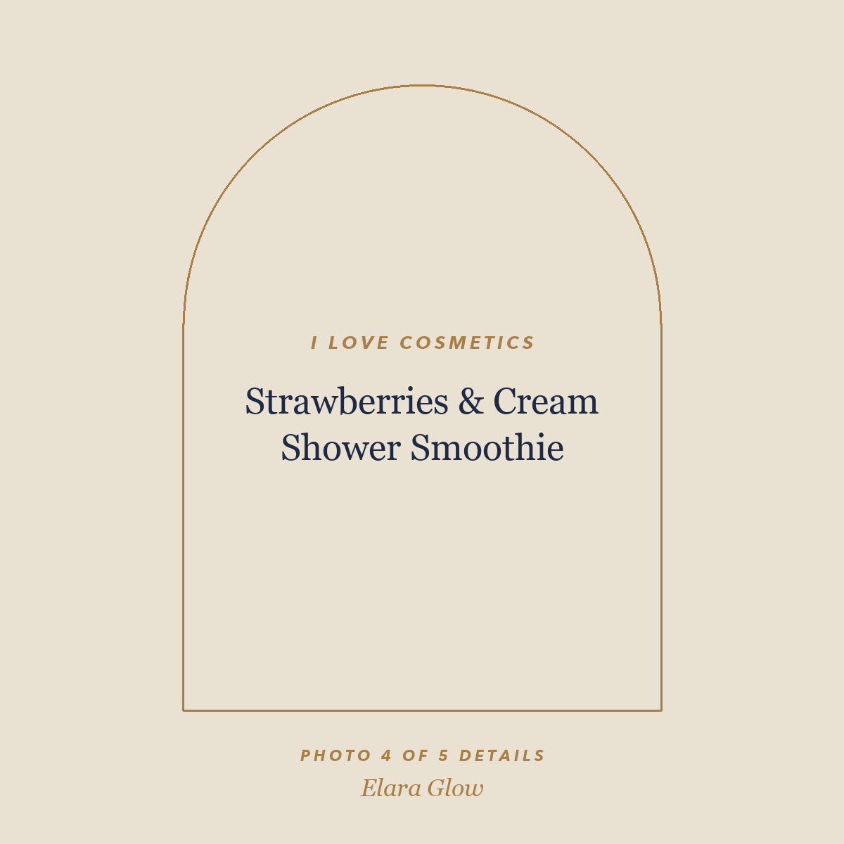 Placeholder, product photo coming soon: I LOVE Cosmetics Strawberries & Cream Shower Smoothie, 200ml