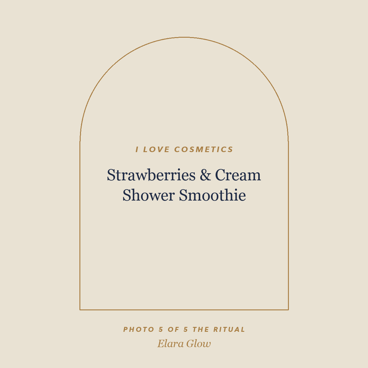 Placeholder, product photo coming soon: I LOVE Cosmetics Strawberries & Cream Shower Smoothie, 200ml