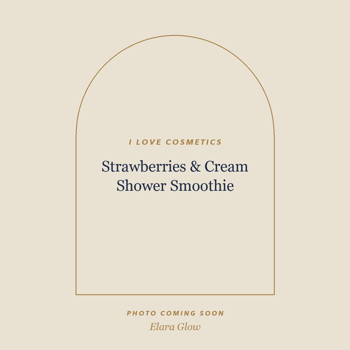 Placeholder, product photo coming soon: I LOVE Cosmetics Strawberries & Cream Shower Smoothie, 200ml