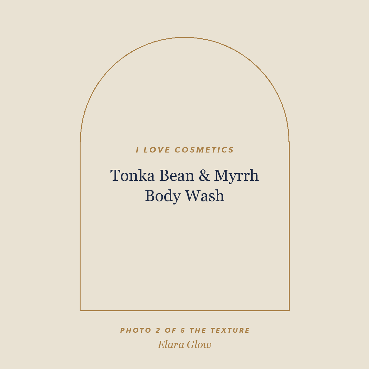 Placeholder, product photo coming soon: I LOVE Cosmetics Tonka Bean & Myrrh Body Wash