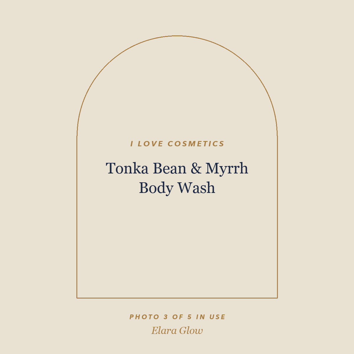 Placeholder, product photo coming soon: I LOVE Cosmetics Tonka Bean & Myrrh Body Wash