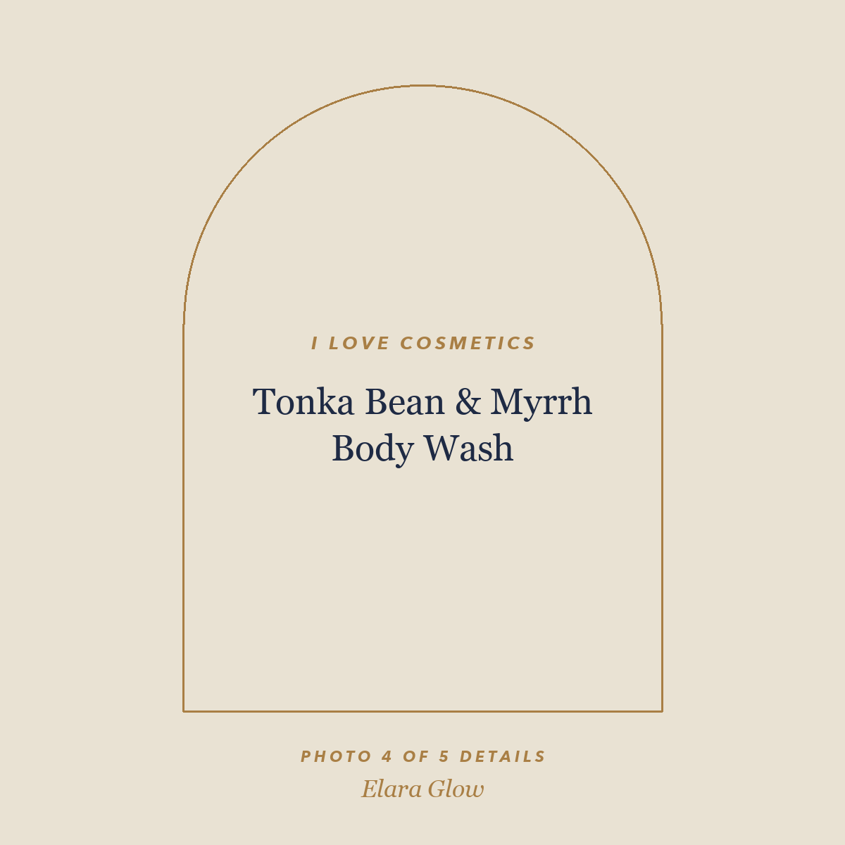 Placeholder, product photo coming soon: I LOVE Cosmetics Tonka Bean & Myrrh Body Wash