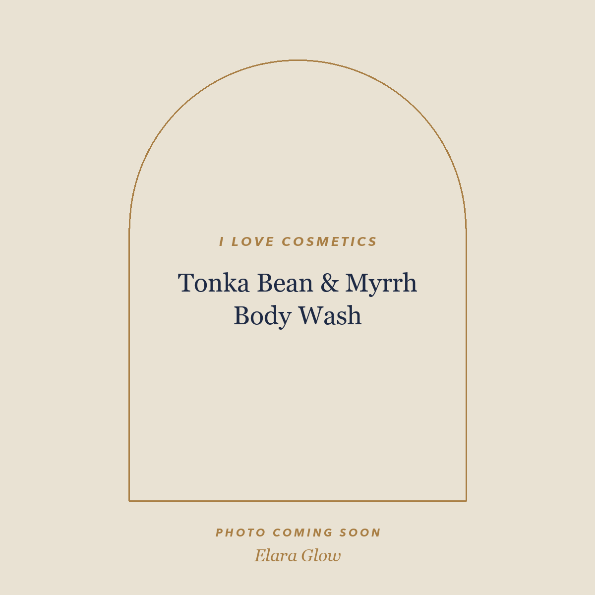 Placeholder, product photo coming soon: I LOVE Cosmetics Tonka Bean & Myrrh Body Wash