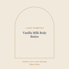 Placeholder, product photo coming soon: I LOVE Cosmetics Vanilla Milk Body Butter, 300ml