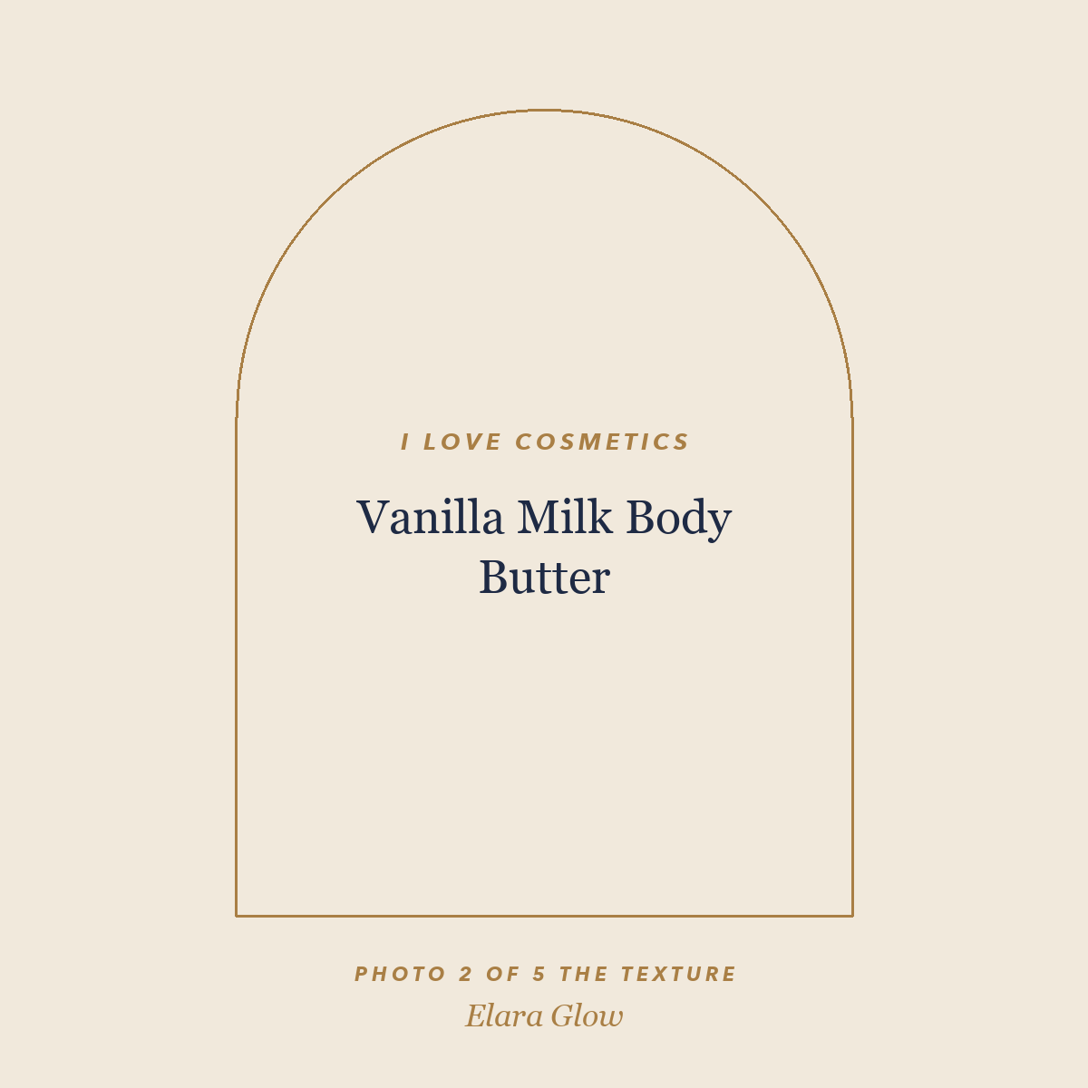 Placeholder, product photo coming soon: I LOVE Cosmetics Vanilla Milk Body Butter, 300ml