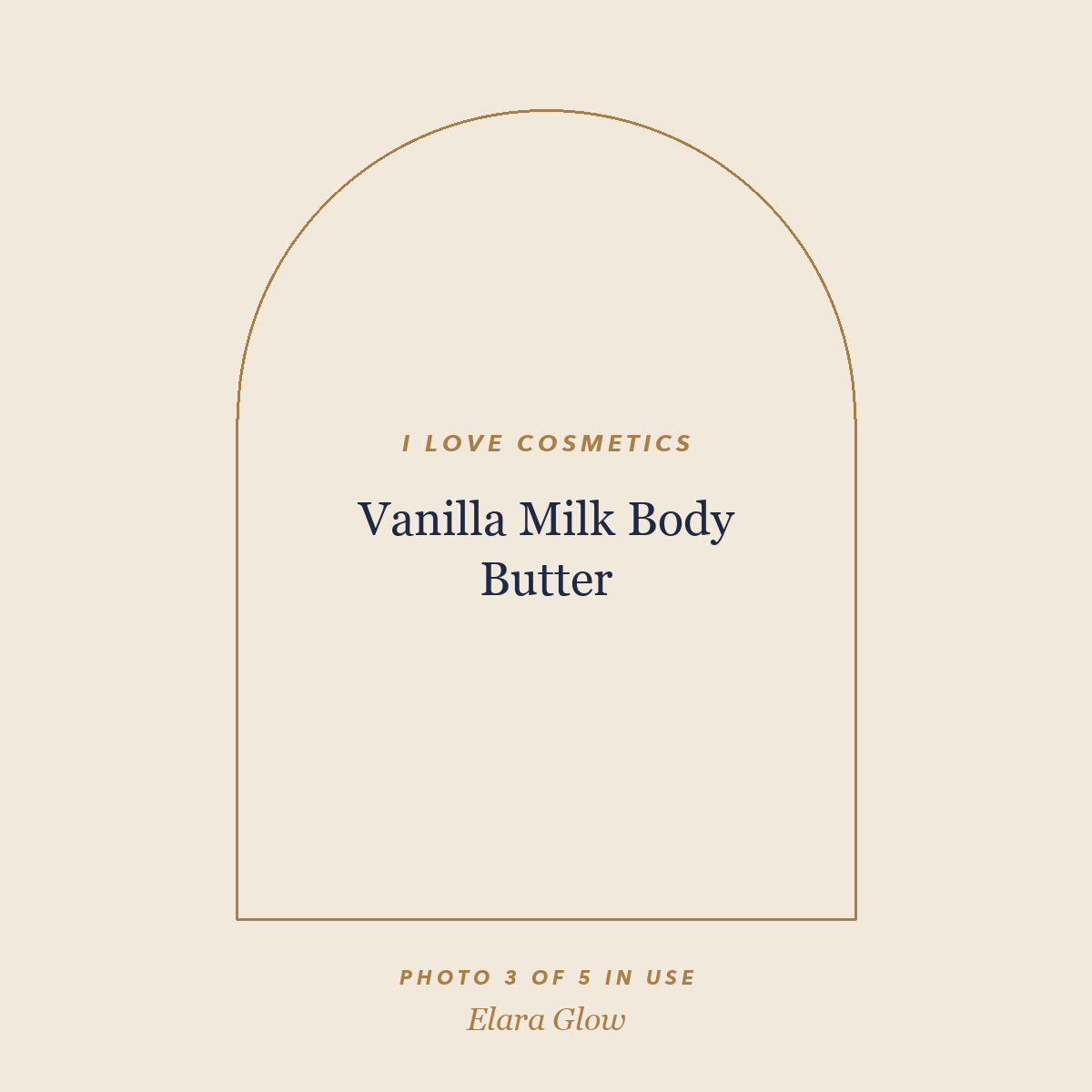 Placeholder, product photo coming soon: I LOVE Cosmetics Vanilla Milk Body Butter, 300ml