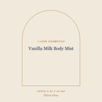 Placeholder, product photo coming soon: I LOVE Cosmetics Vanilla Milk Body Mist, 150ml