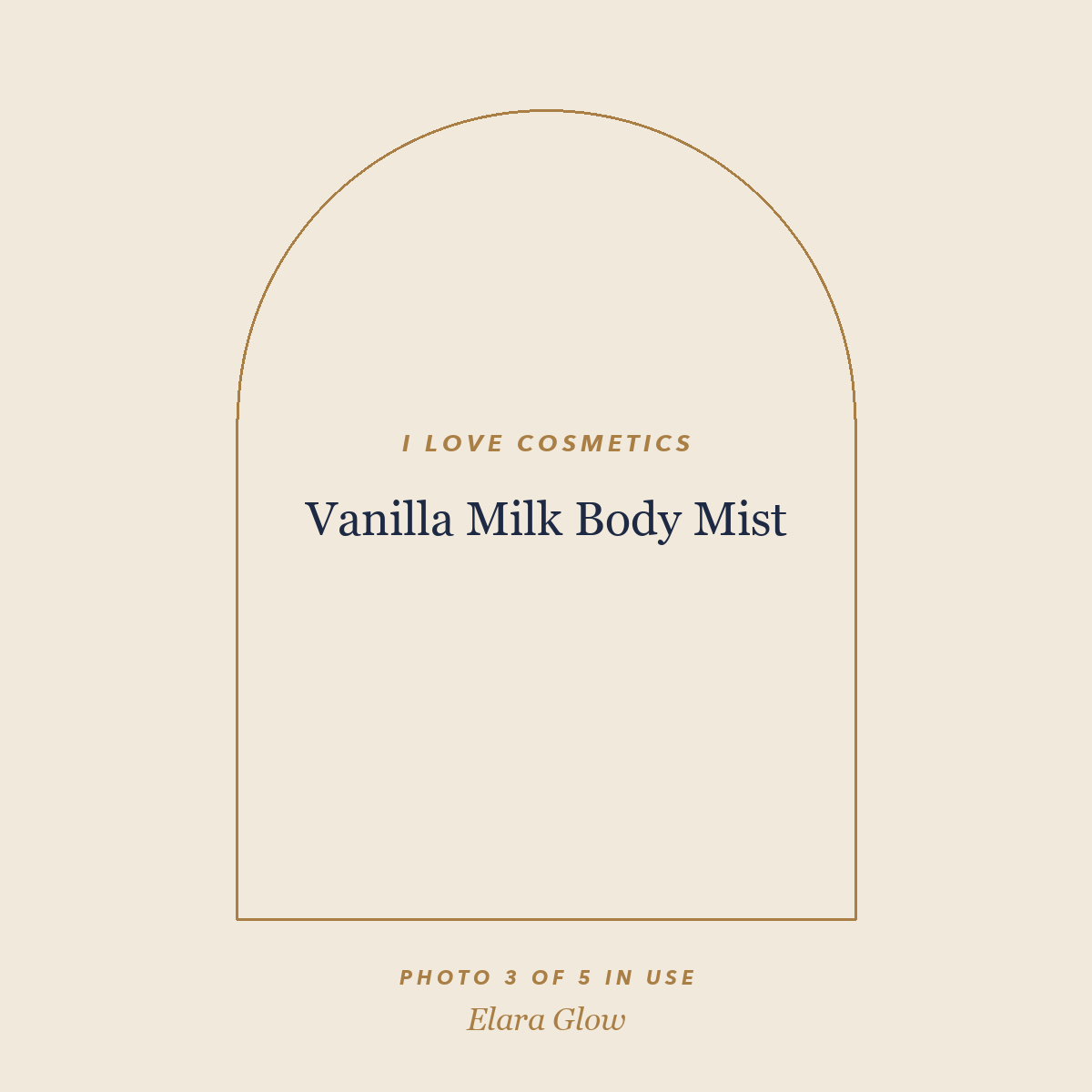 Placeholder, product photo coming soon: I LOVE Cosmetics Vanilla Milk Body Mist, 150ml