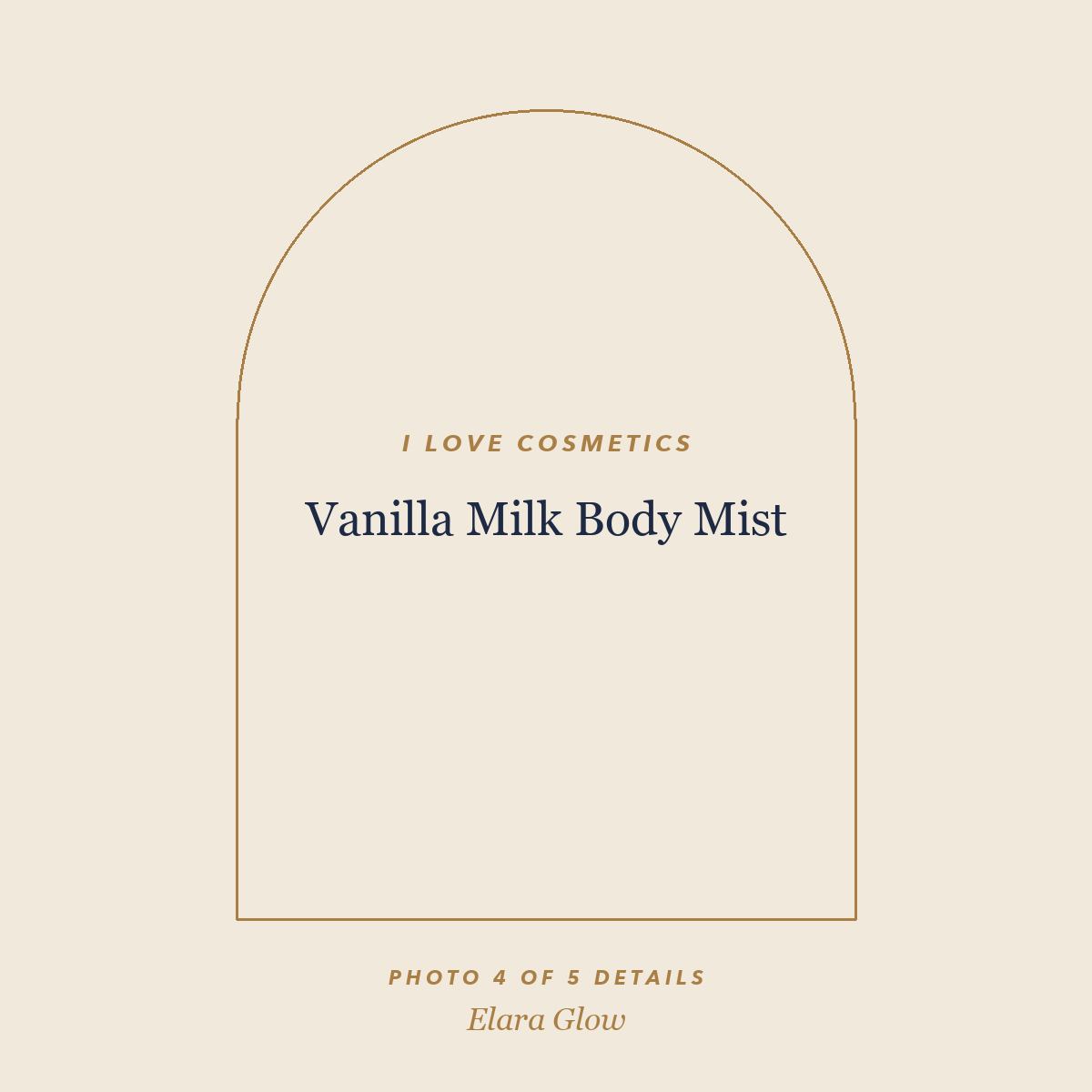 Placeholder, product photo coming soon: I LOVE Cosmetics Vanilla Milk Body Mist, 150ml