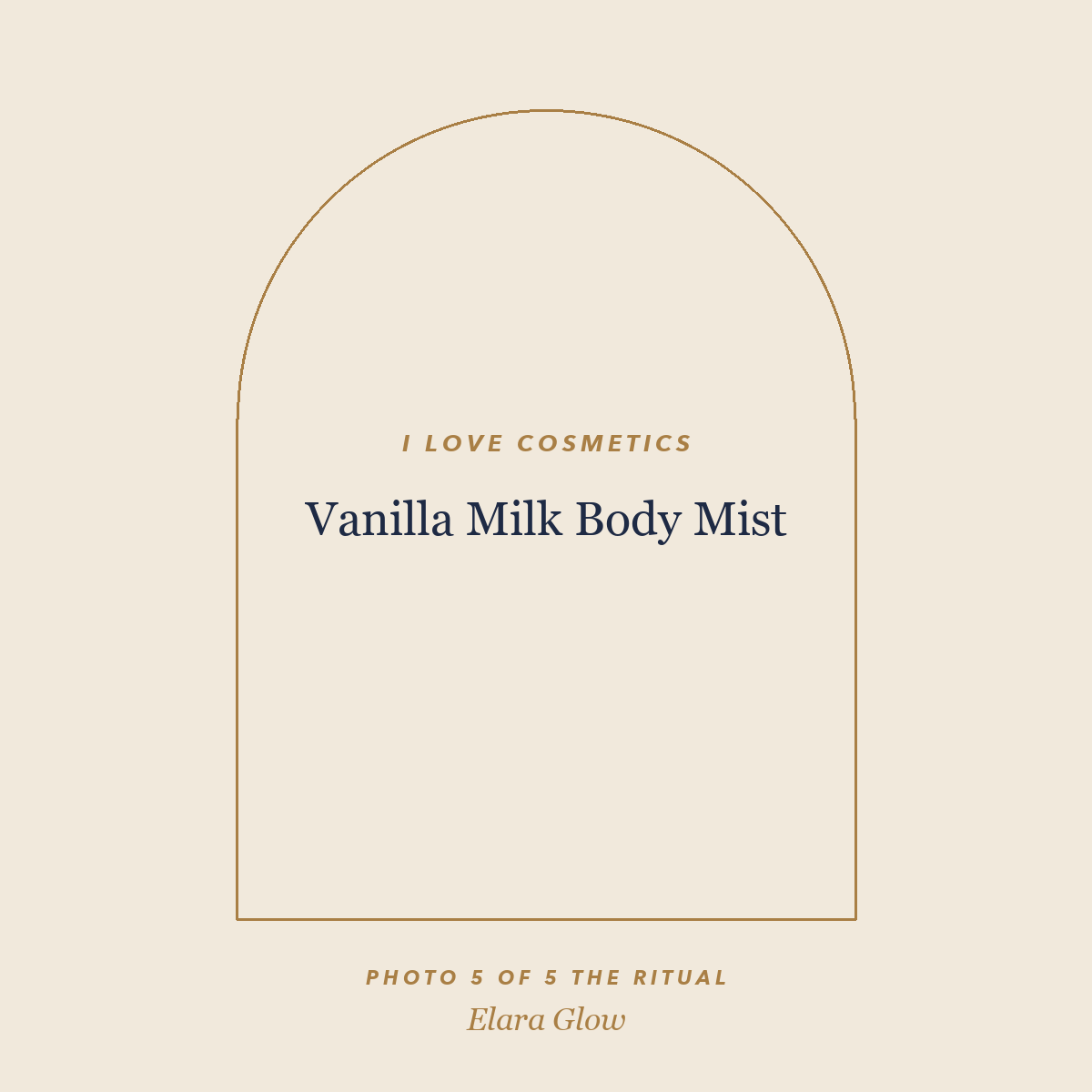 Placeholder, product photo coming soon: I LOVE Cosmetics Vanilla Milk Body Mist, 150ml