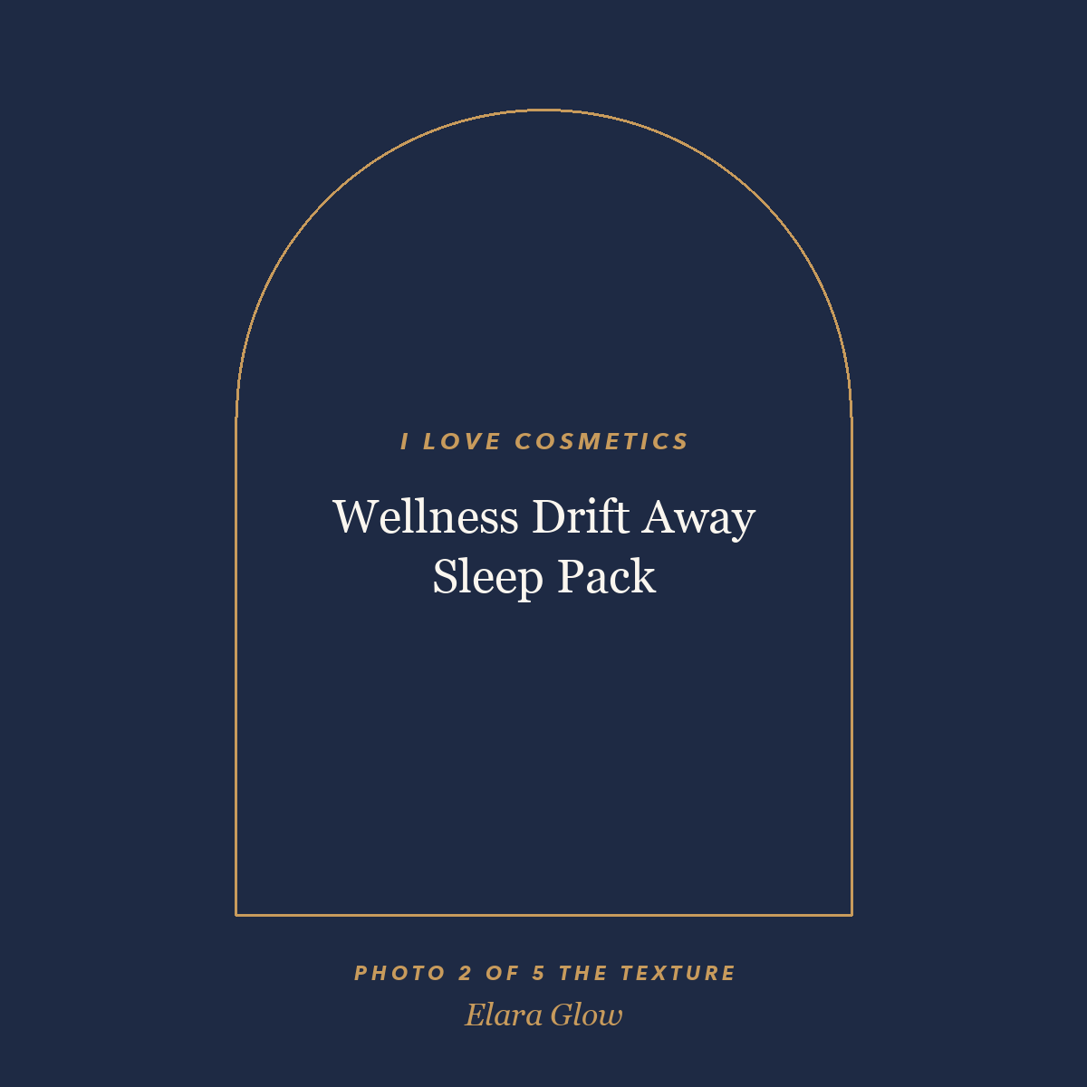 Placeholder, product photo coming soon: I LOVE Cosmetics Wellness Drift Away Sleep Pack