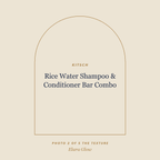 Placeholder, product photo coming soon: Kitsch Rice Water Shampoo & Conditioner Bar Combo