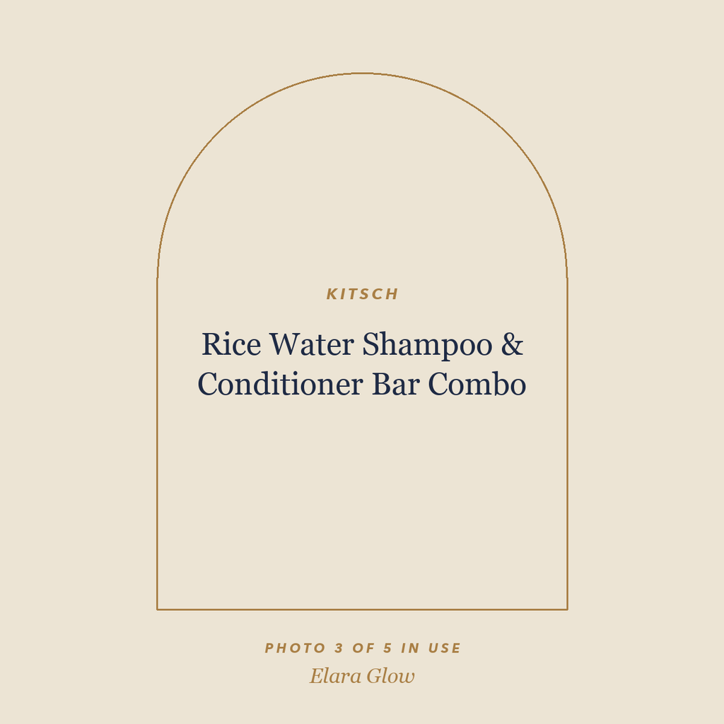 Placeholder, product photo coming soon: Kitsch Rice Water Shampoo & Conditioner Bar Combo
