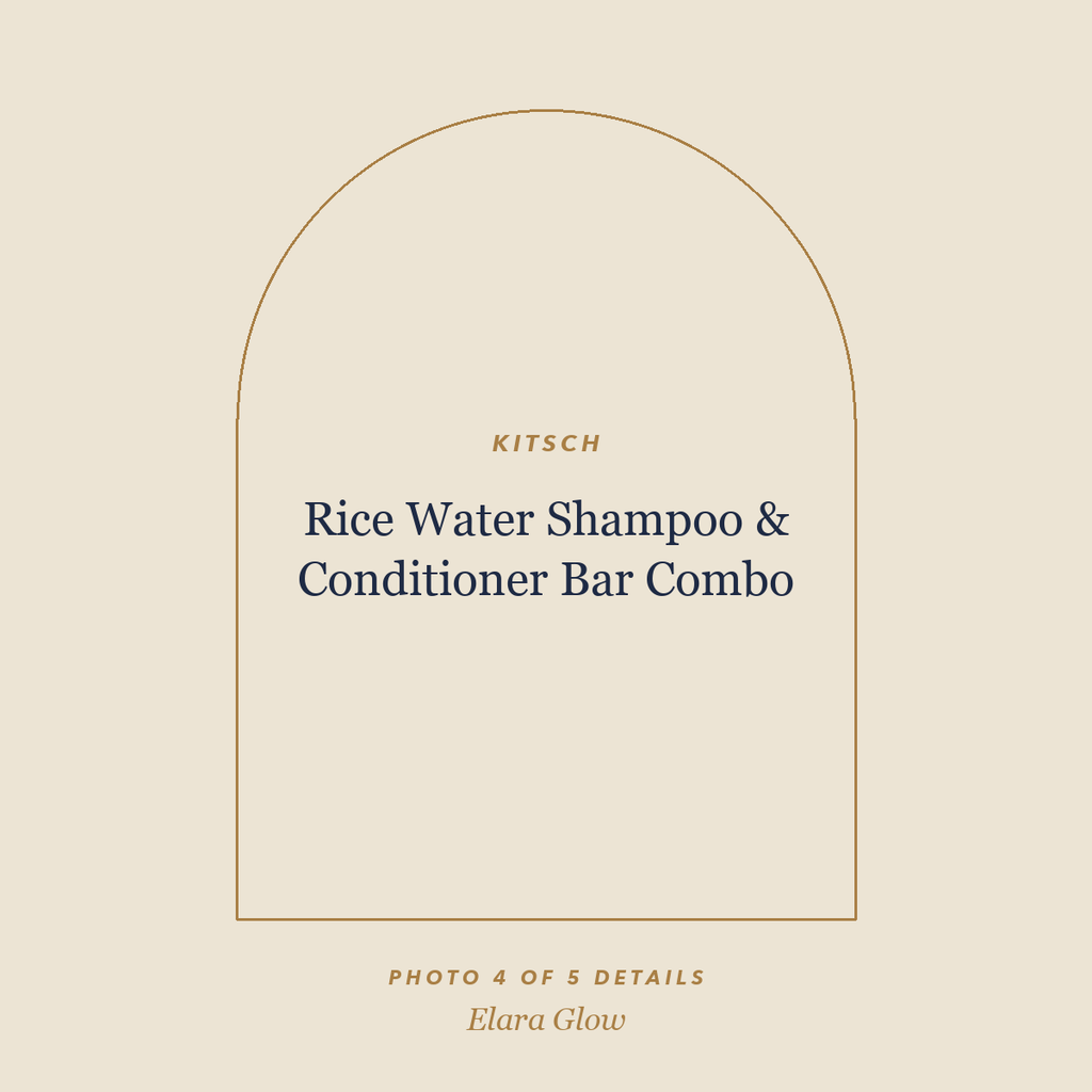 Placeholder, product photo coming soon: Kitsch Rice Water Shampoo & Conditioner Bar Combo