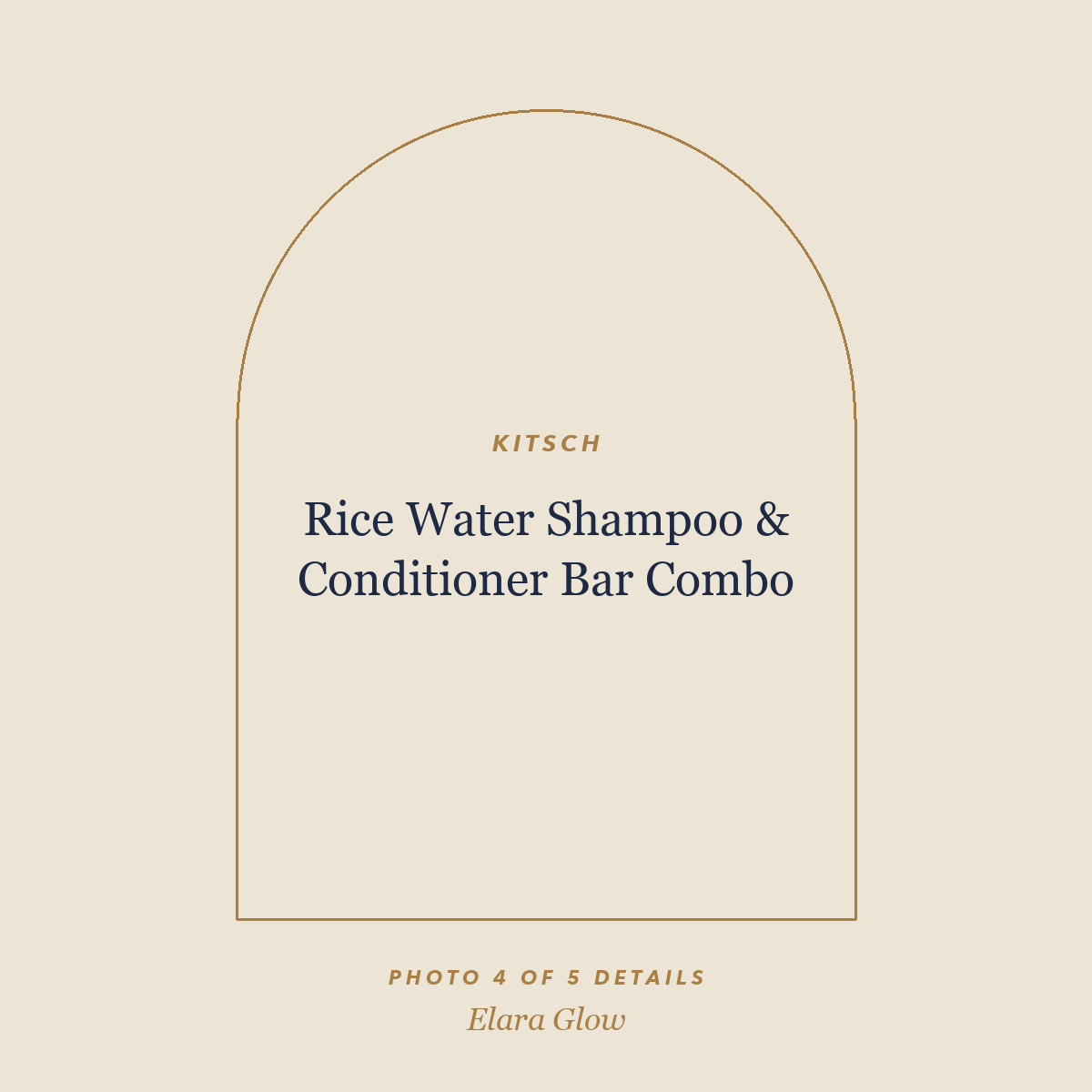 Placeholder, product photo coming soon: Kitsch Rice Water Shampoo & Conditioner Bar Combo