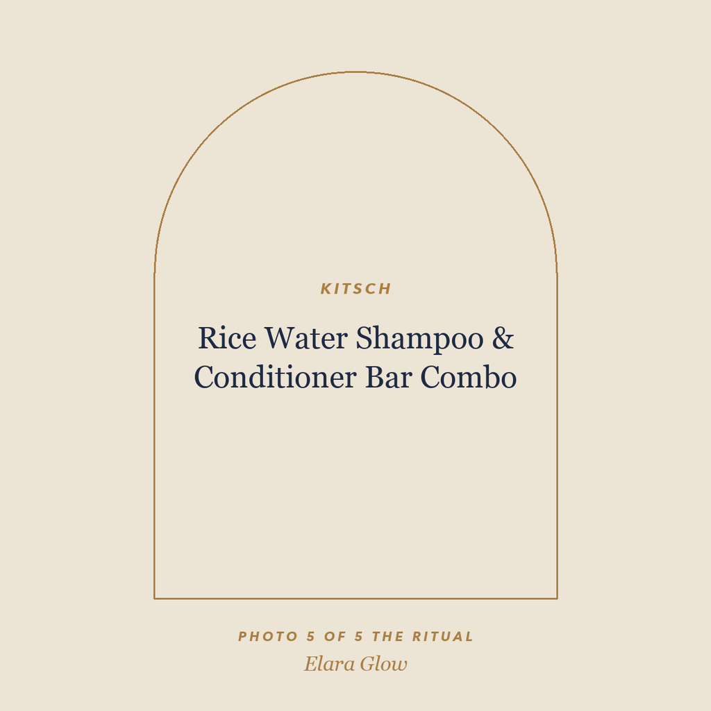 Placeholder, product photo coming soon: Kitsch Rice Water Shampoo & Conditioner Bar Combo
