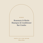 Placeholder, product photo coming soon: Kitsch Rosemary & Biotin Shampoo & Conditioner Bar Combo