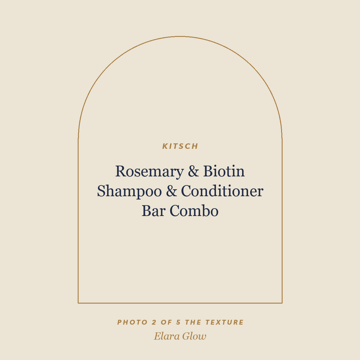 Placeholder, product photo coming soon: Kitsch Rosemary & Biotin Shampoo & Conditioner Bar Combo