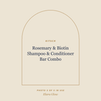 Placeholder, product photo coming soon: Kitsch Rosemary & Biotin Shampoo & Conditioner Bar Combo