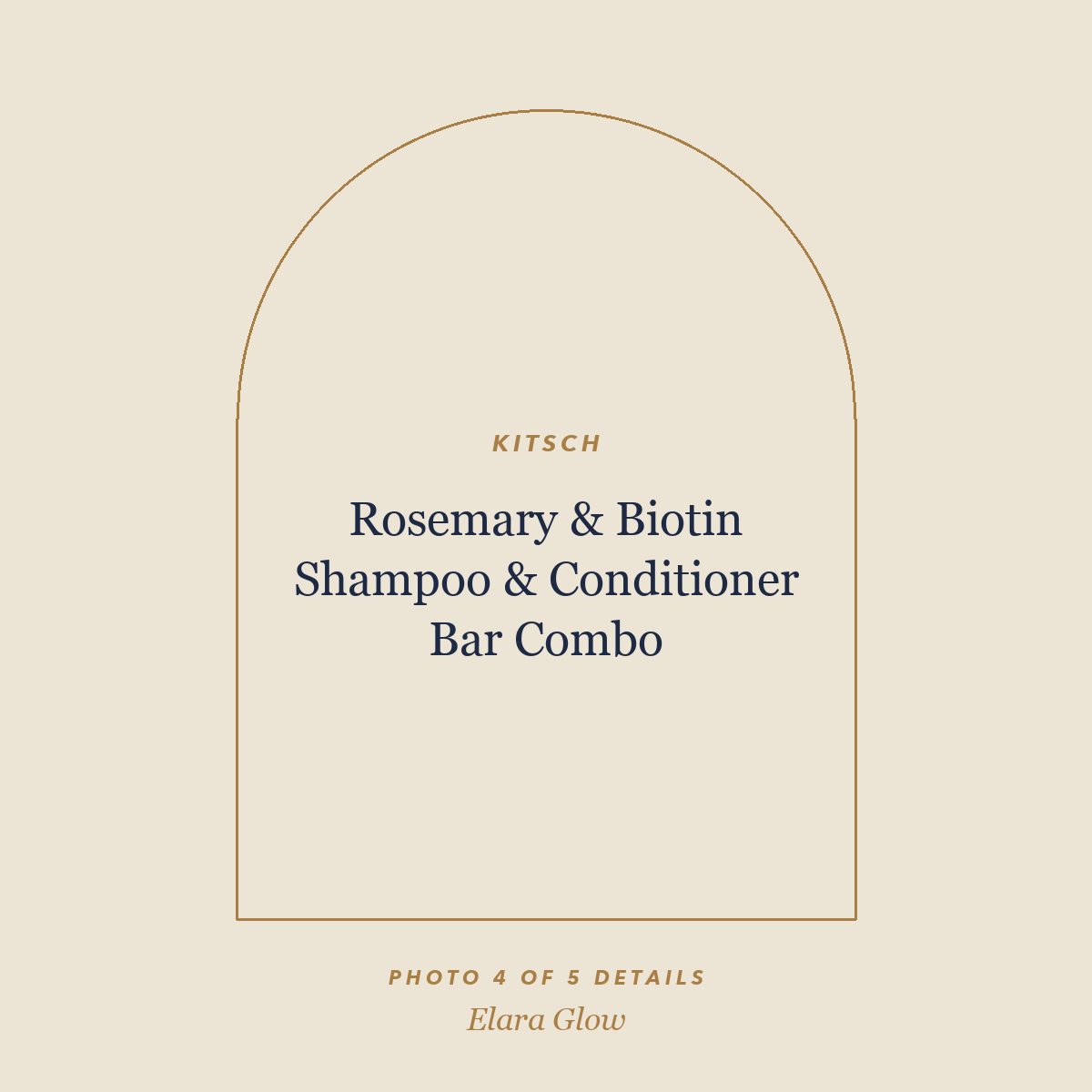 Placeholder, product photo coming soon: Kitsch Rosemary & Biotin Shampoo & Conditioner Bar Combo