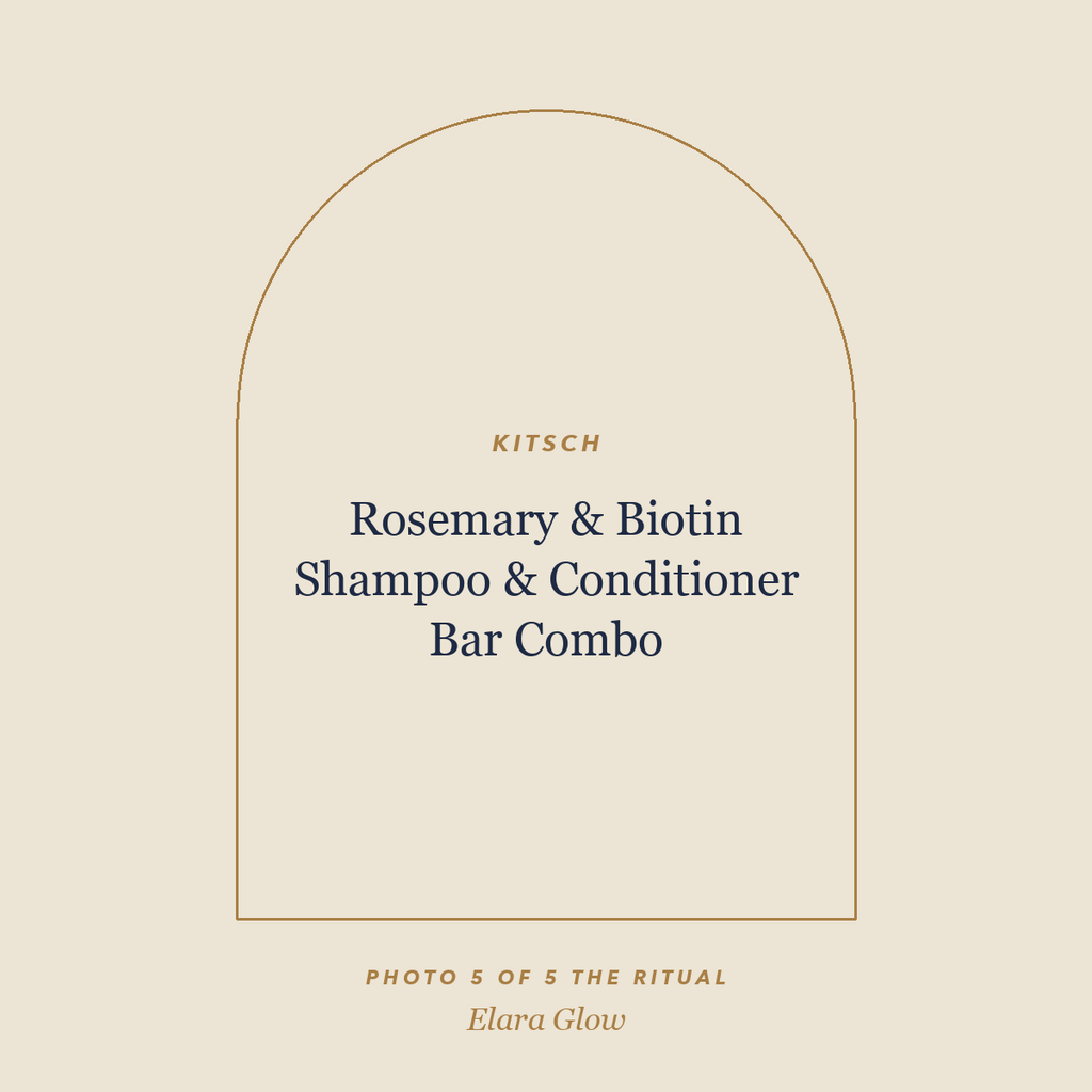 Placeholder, product photo coming soon: Kitsch Rosemary & Biotin Shampoo & Conditioner Bar Combo