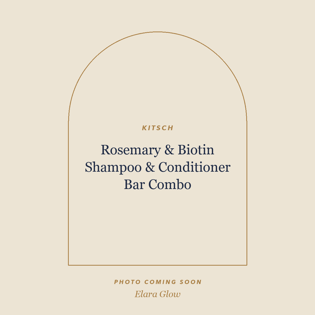 Placeholder, product photo coming soon: Kitsch Rosemary & Biotin Shampoo & Conditioner Bar Combo