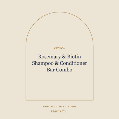 Kitsch Rosemary & Biotin Shampoo & Conditioner Bar Combo