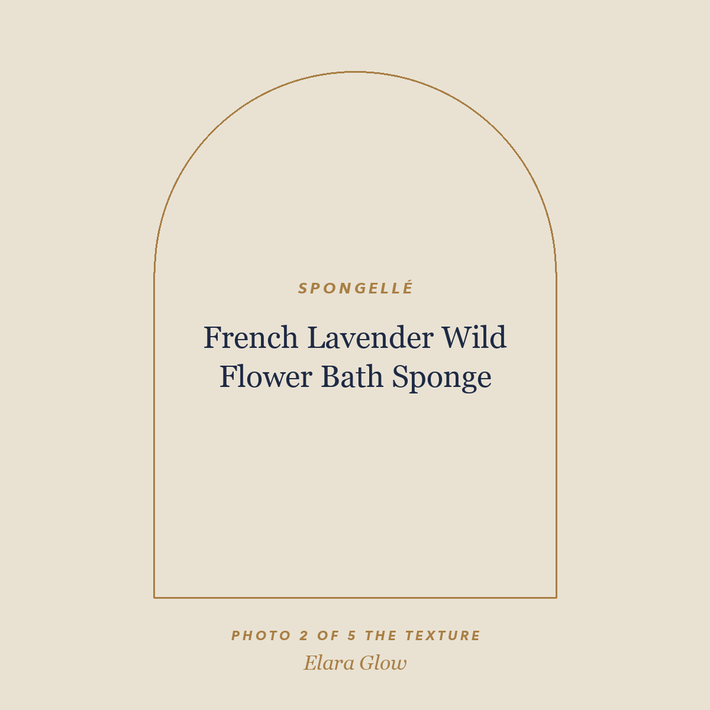 Placeholder, product photo coming soon: Spongellé French Lavender Wild Flower Bath Sponge