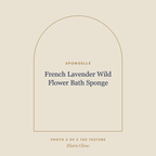 Placeholder, product photo coming soon: Spongellé French Lavender Wild Flower Bath Sponge