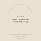 Placeholder, product photo coming soon: Spongellé French Lavender Wild Flower Bath Sponge