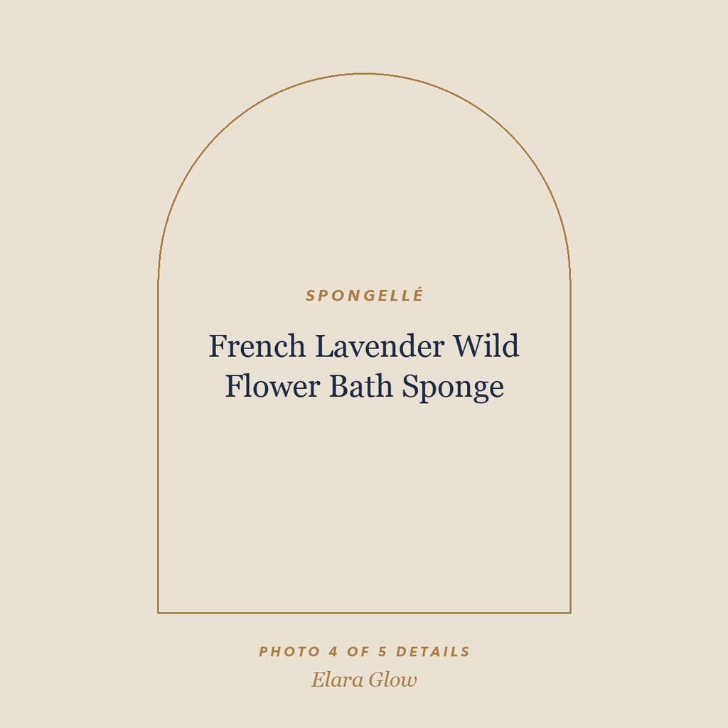 Placeholder, product photo coming soon: Spongellé French Lavender Wild Flower Bath Sponge