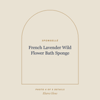 Placeholder, product photo coming soon: Spongellé French Lavender Wild Flower Bath Sponge