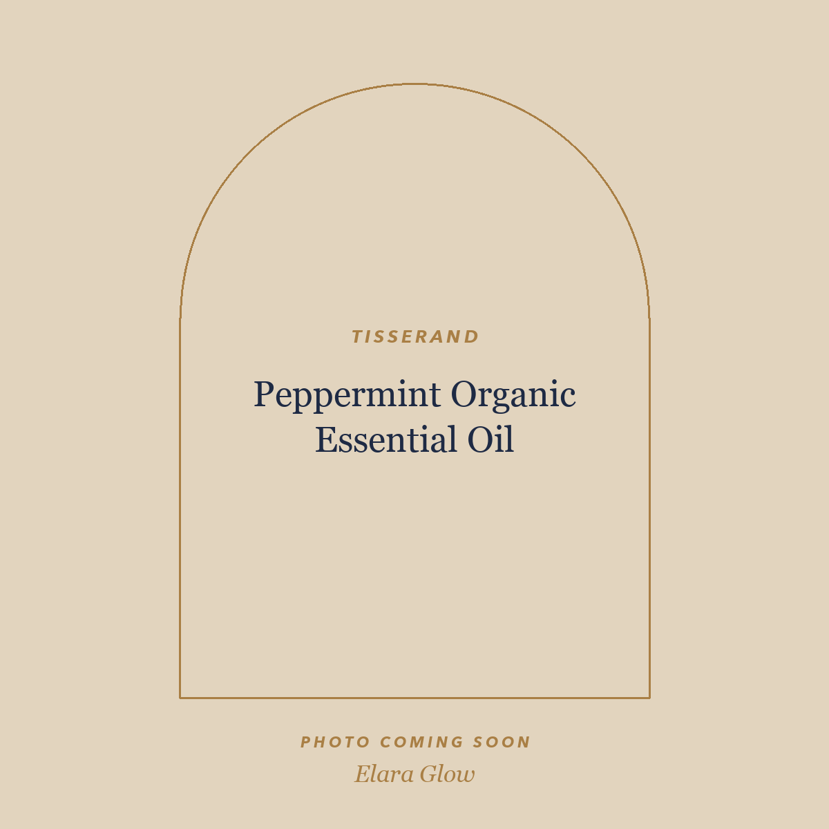 Placeholder, product photo coming soon: Tisserand Peppermint Organic Essential Oil