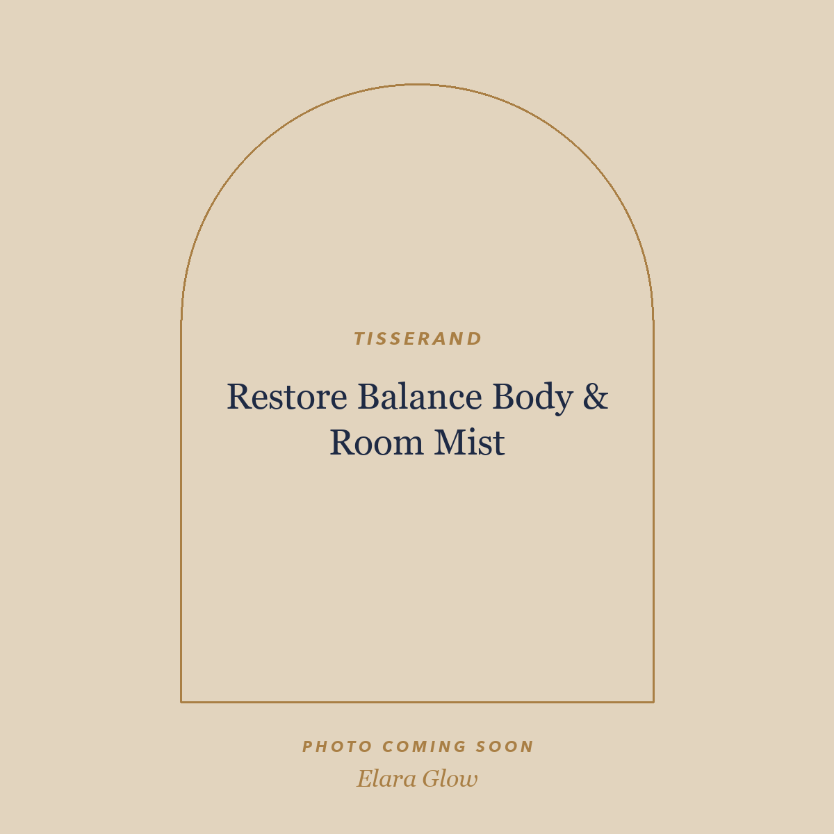 Placeholder, product photo coming soon: Tisserand Restore Balance Body & Room Mist