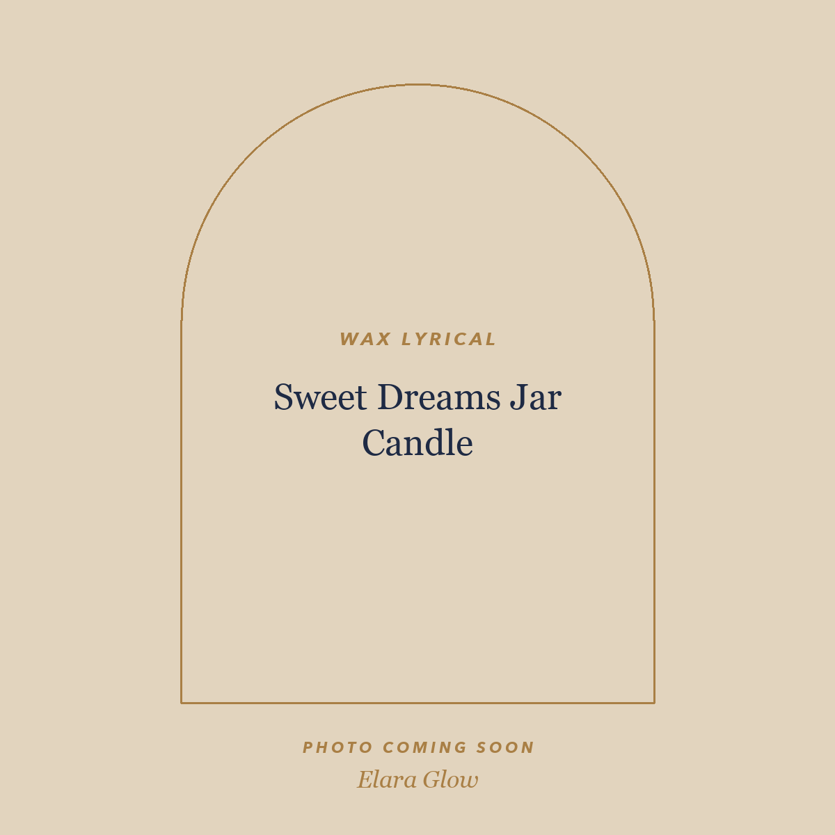 Placeholder, product photo coming soon: Wax Lyrical Sweet Dreams Jar Candle