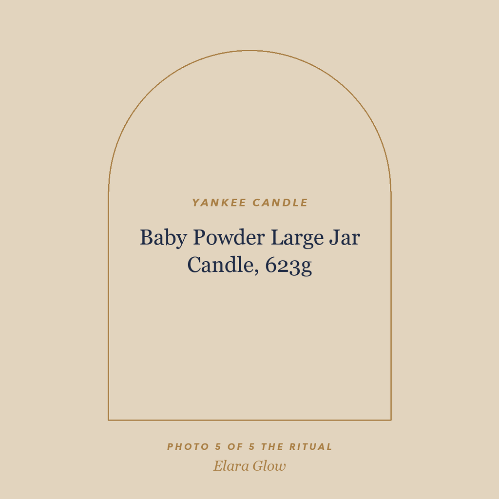 Placeholder, product photo coming soon: Yankee Candle Baby Powder Large Jar Candle, 623g