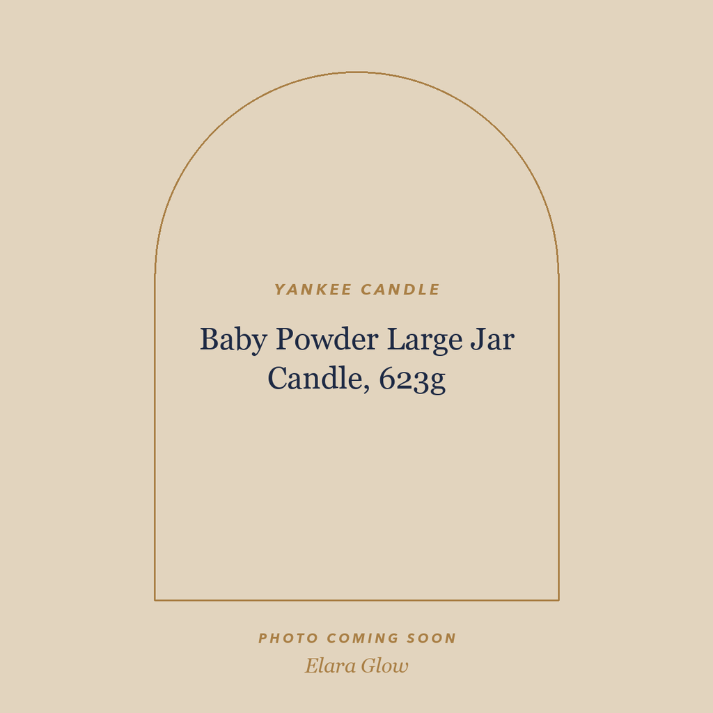 Placeholder, product photo coming soon: Yankee Candle Baby Powder Large Jar Candle, 623g
